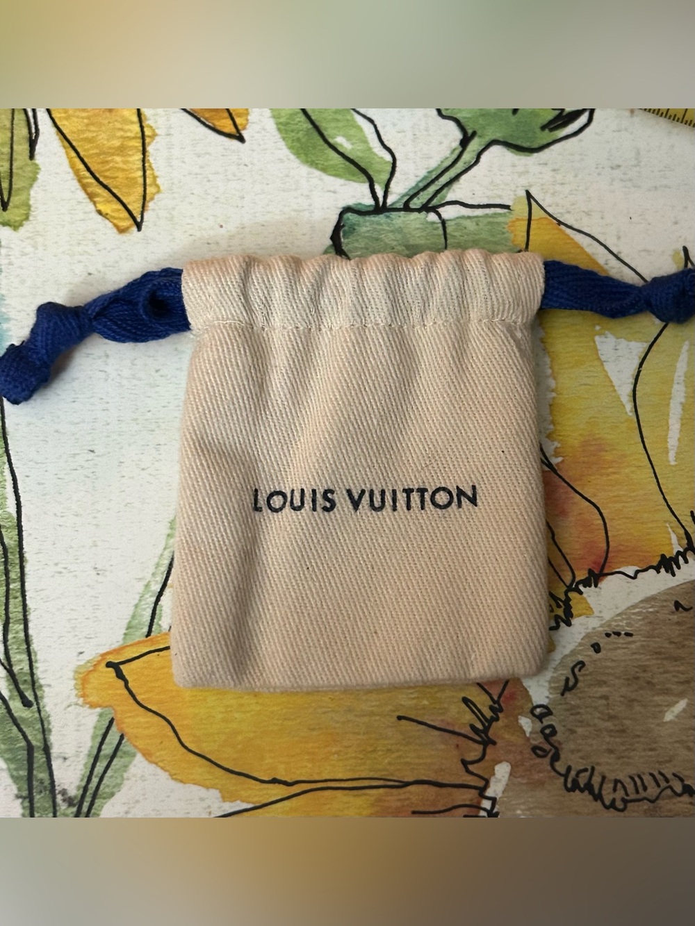 Louis Vuitton Jewelry Drawstring Pouch